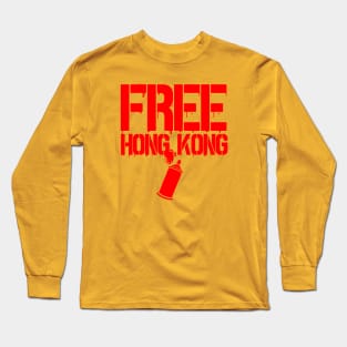 FREE HONG KONG - FREE SPEECH SHOP Long Sleeve T-Shirt